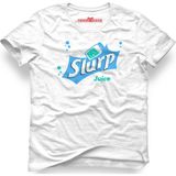 Tshirthane Slurp Juice Beyaz Erkek T-Shirt - XS