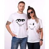 Tshirthane Smile 2'li Sevgili T-shirt