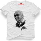 Tshirthane stan lee marvel rest in peace Erkek T-Shirt - XXXL - Beyaz