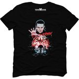 Tshirthane Stranger Things Bitchin Siyah Erkek T-Shirt - L