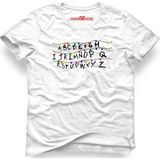 Tshirthane Stranger Things - Christmas Lights Beyaz Erkek T-Shirt - XS