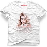 Tshirthane Stranger Things Max Beyaz Erkek T-Shirt - XS