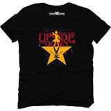Tshirthane Stranger Things The Upside Down Star Siyah Erkek T-Shirt - XL