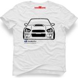Tshirthane Subaru Beyaz Erkek T-Shirt