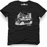 Tshirthane Subaru Hatchback Siyah Erkek T-Shirt - XS