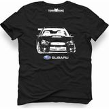 Tshirthane Subaru İmpreza Siyah Erkek T-Shirt - L
