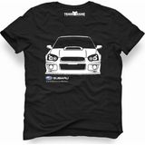 Tshirthane Subaru Siyah Erkek T-Shirt - M