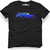 Tshirthane Subaru Siyah Erkek T-Shirt
