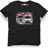 Tshirthane Subaru Vs Evo Siyah Erkek T-Shirt - M