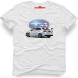 Tshirthane Subaru Wrx Beyaz Erkek T-Shirt - XS