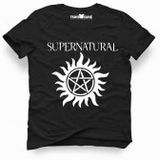 Tshirthane Supernatural Winchester Bros Siyah Erkek T-shirt