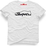 Tshirthane Supra Logo Beyaz Erkek T-Shirt - XL