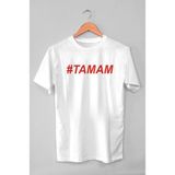Tshirthane Tamam #Tamam Beyaz Erkek T-Shirt