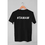 Tshirthane Tamam #Tamam Siyah Erkek T-Shirt