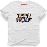 Tshirthane Teen Wolf Logo Beyaz Erkek T-shirt