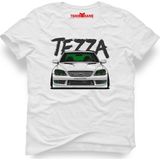 Tshirthane Tezza Cars Beyaz Erkek T-Shirt - L