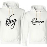 Tshirthane The King Queen 2'li Sevgili Sweatshirt