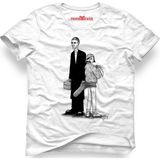 Tshirthane The Professional Mathilda Leon Sevginin Gücü Smoke Beyaz Erkek T-Shirt - XS