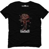 Tshirthane The Punisher Mermi Bullet Kurşun Siyah Erkek T-Shirt - XS