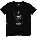 Tshirthane The Punisher War Zone Siyah Erkek T-shirt