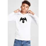 Tshirthane Thor's Ravens Huginn And Muninn Beyaz Çocuk 3ip Kapşonlu Sweatshirt P23478S2837, 13-14 Yaş