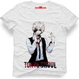 Tshirthane Tokyo Ghoul Ken Kaneki Beyaz Erkek T-Shirt