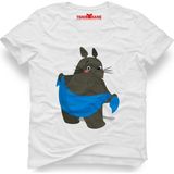 Tshirthane Totoro Beyaz Erkek T-shirt
