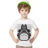 Tshirthane Totoro Erkek Çocuk T-Shirt - 9 - 10 Yaş - Beyaz