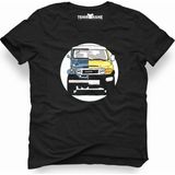 Tshirthane Toyota Jeep Siyah Erkek T-Shirt - L