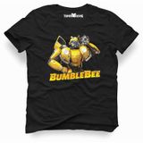 Tshirthane Transformers Bumblebee Music Black 2018 Siyah Erkek T-shirt
