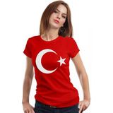 Tshirthane Türk Bayraklı Ay Yıldızlı Türk Bayrak Türk Bayrağı Bayrak - Kırmızı