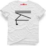 Tshirthane Türk Boyları Alkaevli Beyaz Erkek T-Shirt - XS