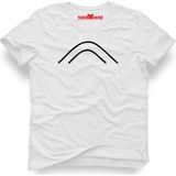 Tshirthane Türk Boyları Cavuldur Beyaz Erkek T-Shirt - XS
