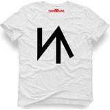Tshirthane Türk Boyları Salur Beyaz Erkek T-Shirt