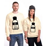 Tshirthane Tuz Biber 2'li Sevgili Sweatshirt