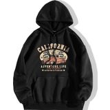 Tshirthane Unisex California Baskılı Kapüşonlu Sweatshirt