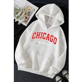 Tshirthane Unisex Chiago Baskılı Sweatshirt