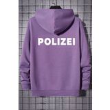 Tshirthane Unisex Polizei Sırt Baskılı Sweatshirt