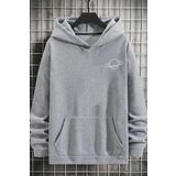 Tshirthane Unisex Saturn Baskılı Sweatshirt