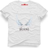 Tshirthane Venom 2 Zehirli Öfke Beyaz Erkek T-Shirt
