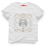 Tshirthane Yengeç Burcu Cancer Beyaz Erkek Tshirt