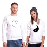 Tshirthane Ying Yang Sevgili Kombinleri Sweatshirt Kombini, Erkek, S-Tek Ürün Fiyatıdır, Kombin Yapmak İçin En Az 2 Adet Sepete Ekleyiniz