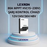 Tsm Lexron 80A HV(15~230V) Mppt Şarj Kontrol Cihazı