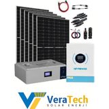 Tsm Veratech Bahçe Evi Solar Paketi | 5kw Lityum Akü, 6,2kva Inverter