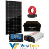 Tsm Veratech Solar Enerji Bahçe Evi Tv Aydınlatma Paketi