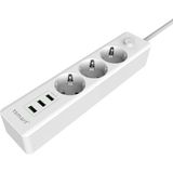 T&Smart 3 Usb Çıkışlı Uzatma Kablolu Akım Korumalı 3 Lü Priz - Siyah