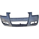TŞT 2005 - 2008 Audi A3 Ön Tampon Koyu Gri (Astarlı Sis Delikli Far Yıkama Deliksiz Kendinden Bantlı Tw) (Oem NO:8P4807105GRU)
