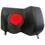 TŞT 2006 - 2009 Mitsubishi L200 Pıck Up - Arka Tampon Ucu Sol Reflektörlü - Siyah (Plastik) (Euro Body) (Oem NO:6410A741)