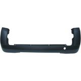 TŞT 2008 - 2016 Fiat Fiorino Arka Tampon Siyah (Bagaj Kapağı Yana Açılan Çift Kapı) (Oem NO:735489455)
