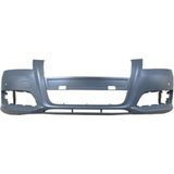 TŞT 2009 - 2012 Audi A3 Ön Tampon Gri (Sis - Panjur Delikli - Sensör Delikli (Phıra) (Oem NO:8P0807105GGRU)